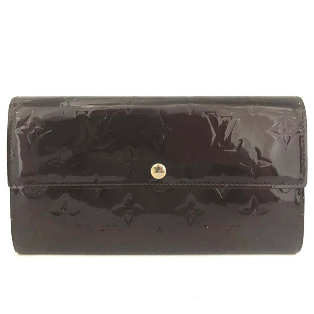 Louis Vuitton Glossy Dark Brown Wallet